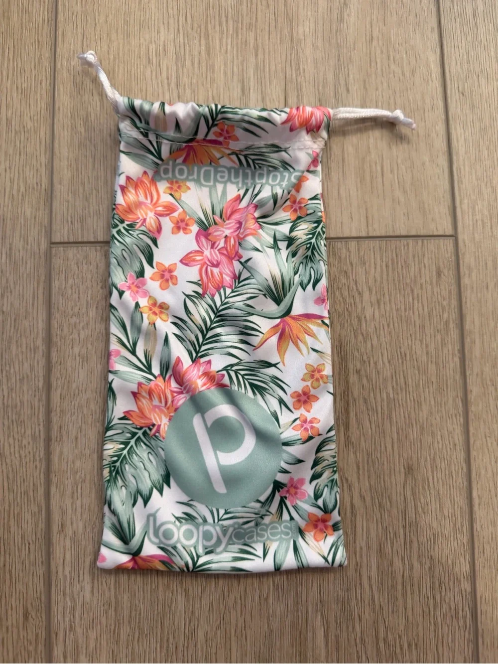 Loopy Floral Phone Grip Case with Matching Pouch,  Tropical Blooms iPhone 13 Pro